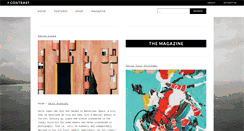 Desktop Screenshot of contrastmagazine.com