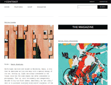 Tablet Screenshot of contrastmagazine.com